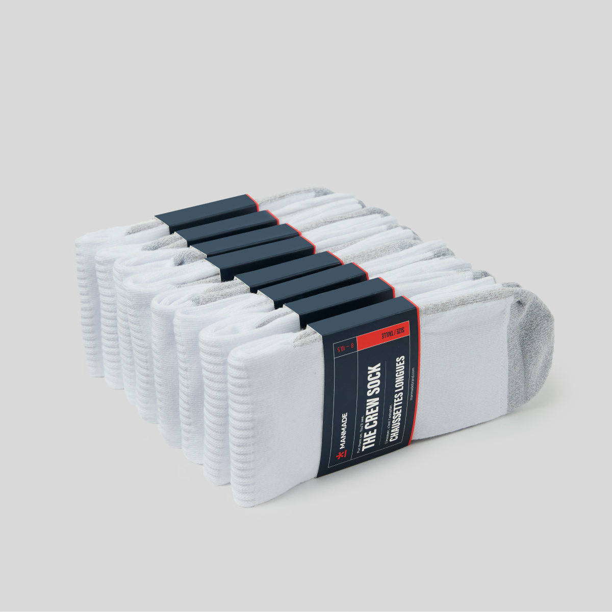 8-Pack Crew Socks